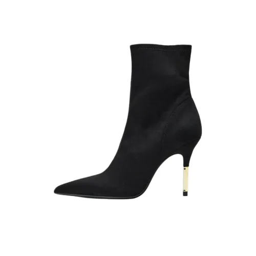 ZARA Collaboration Ботильоны 9,5 см Женские Черные