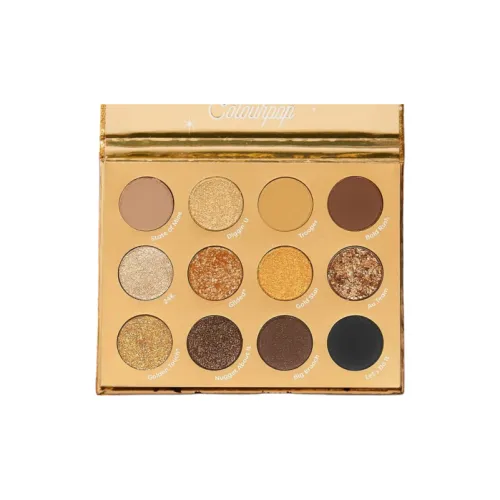 COLOURPOP LIKE Золотая Кисть для теней Palette Легко смешивается 12 цветов