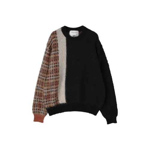 CULLNI x DAKS LONDON Fw25 Асимметричный Мохер Shaggy Пуловер KNIT Трикотаж Унисекс