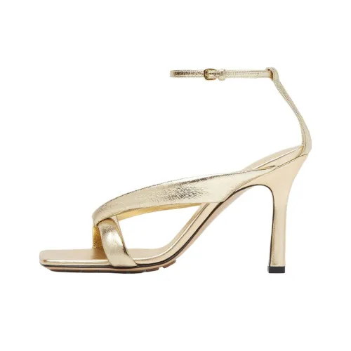 Bottega Veneta Riva One Ремень Сандалии 9 см Женские Золотые