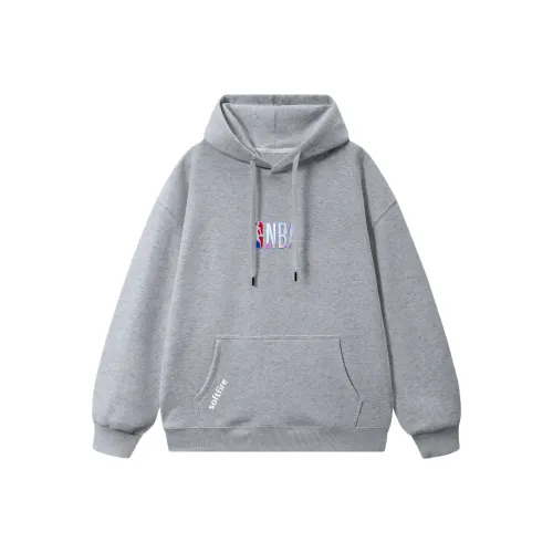 NBA CLASSIC Hoodie Осенний и Зимний Утолщенный и с Флисовой Подкладкой Термический Softfire Буква