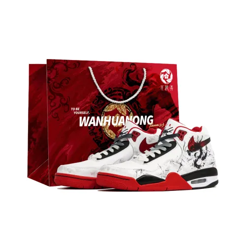 Nike Flight Legacy Myriad Цветы Чернила Dragon Roars IN THE SKY Сумка для покупок Устойчивая к истиранию MID Топ