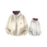 Хаки + Белый Серый Свитшот