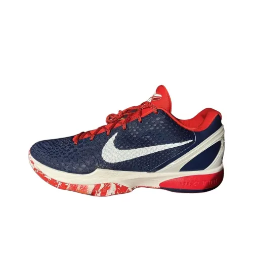 Nike Zoom Kobe 6 Баскетбольные кроссовки Унисекс Синий