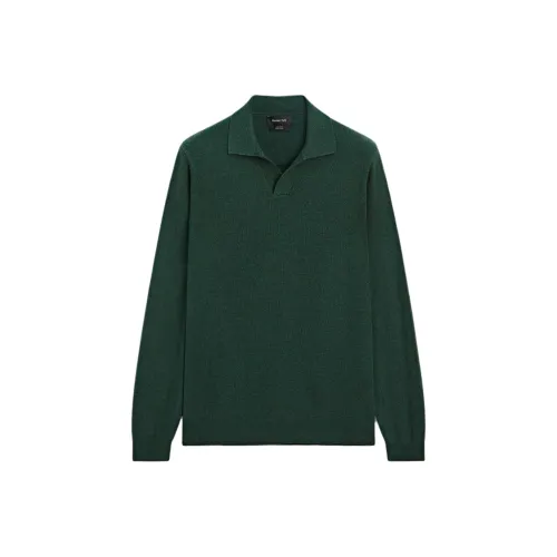 Massimo Dutti Зеленый Мужской Трикотаж