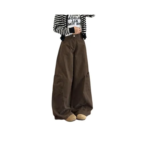 YICHEN Кофе Женские Джинсы