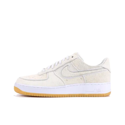Nike Air Force 1 Амортизация Износостойкие Низкие Кроссовки для Скейтбординга Унисекс Белые