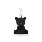 Брелок с черной кошкой