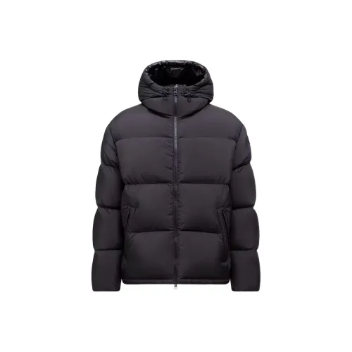 MONCLER Черный Мужской Пуховик