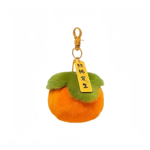 MENGXIAOZAI Счастливая хурма Little Хурма Плюшевый Брелок 8 см Высокий