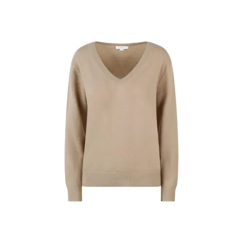 VINCE Светлый Верблюжий Женские Кашемировые Свитера