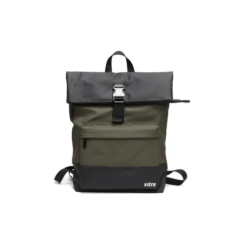 VITRO Nylon Polyester Backpack Unisex Green