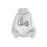 Нет кармана, белый, серый, с флисовой подкладкой [стандартный размер]