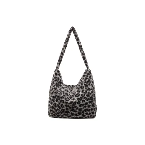 CAREELL Плюшевая сумка через плечо стандартная женская серый коричневый