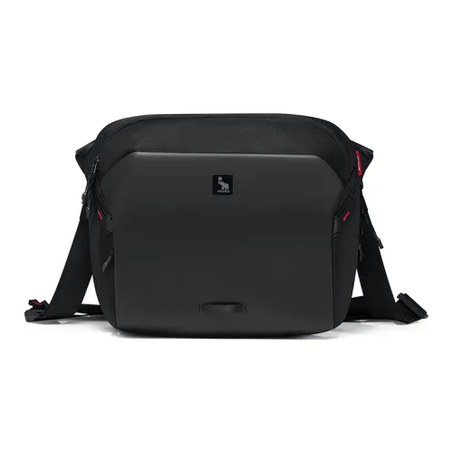 OIWAS Ткань Сумка через плечо Большая Унисекс Черная