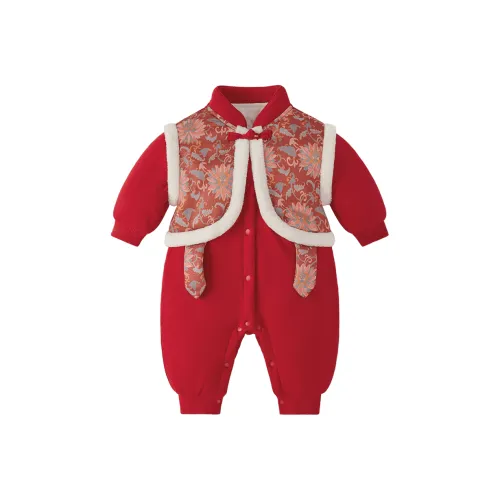 JELLYBABY Красный Малыш Комбинезоны Ползунки
