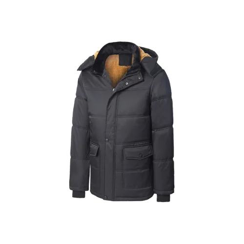 CAT'S PAW Черный Унисекс Пуховики