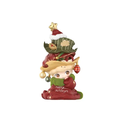 POP MART Коллаборация Edition Dimoo становится Рождественская елка Модные Фигурки