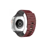 [Бордовый Черный] Силиконовый Одиночный Булавка Магнитный Ремешок