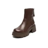 Коричневый с флисовой подкладкой