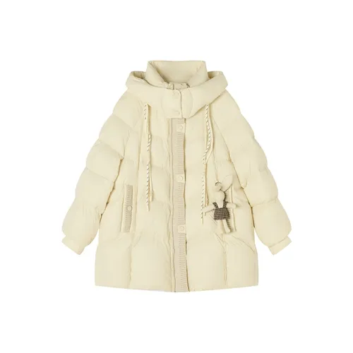 XIANGYING Прозрачный Желтый Женские Пуховики