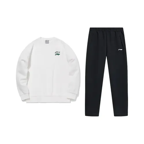 Лайнер Повседневная Спортивная Одежда Унисекс Milky Белый+Черный