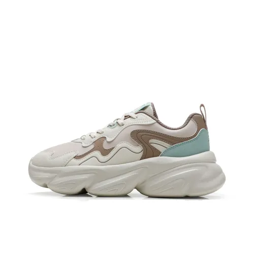 XTEP Повседневная обувь Женская Чайный Белый Розовый Коричневый Холодный Чайный Коричневый