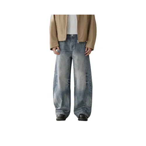 RiseBrand Blue Unisex Jeans RiseBrand Синий Унисекс Джинсы