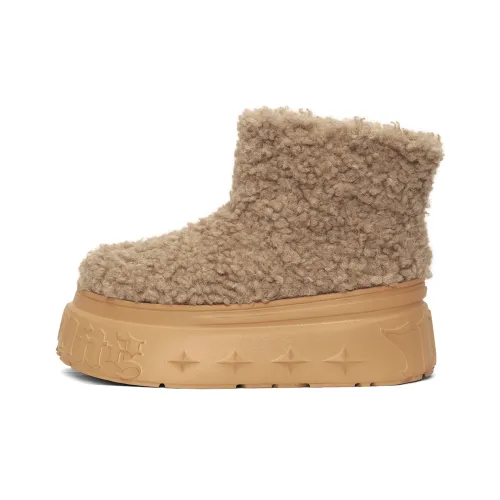 1807 Теплоизоляционные Устойчивые к истиранию Короткие Снежные Ботинки Женские