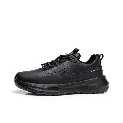 QIANGREN 3515 Утеплённая обувь Мужская Черная