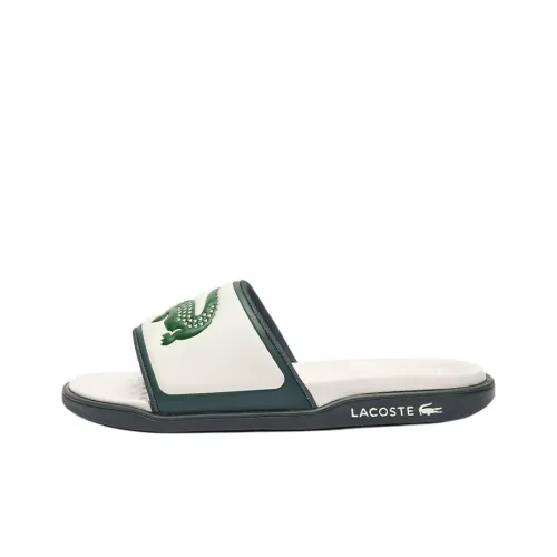 LACOSTE Слипоны Мужские Белые Зеленые