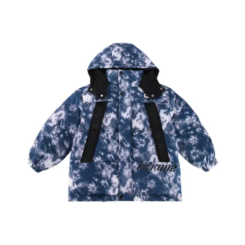 Puppytown Синий Утолщенный Школьный возраст Пуховики