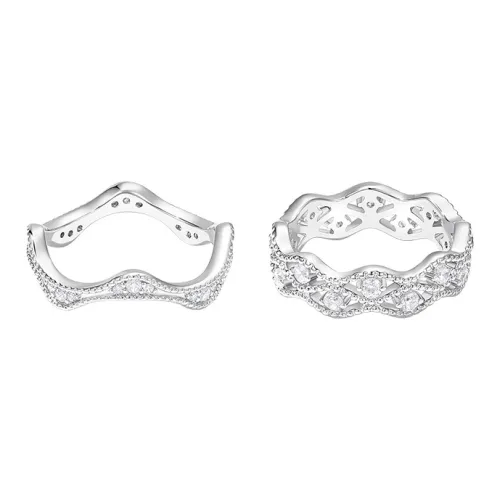 ONCHIC Кольца из меди с родиевым покрытием женские