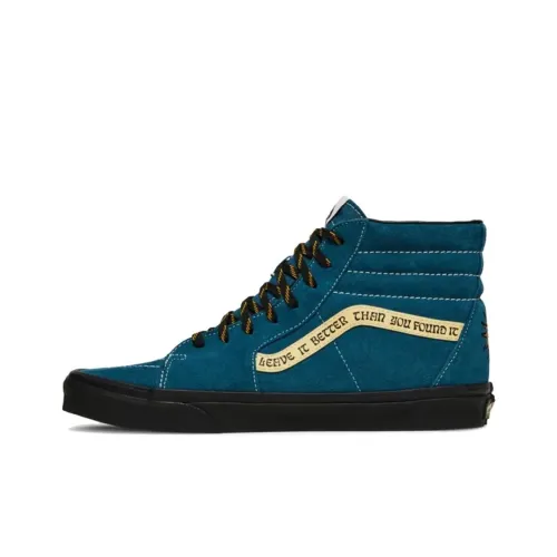 Vans SK8 Устойчивый к истиранию Легкий Дышащий Высокие Кроссовки для скейтбординга Унисекс