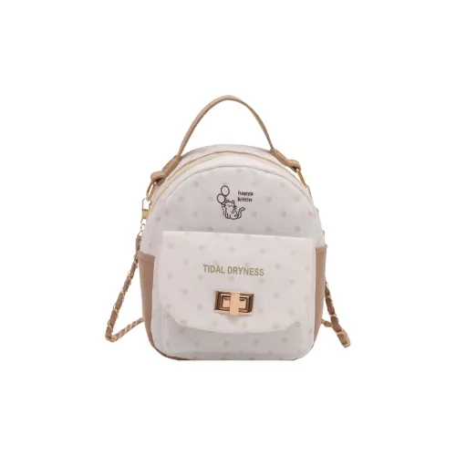 Chinllo ПУ (полиуретан) Рюкзак Стандартный Женский Черный Хаки