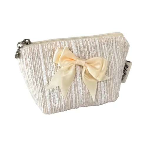 JIABITU Chanel Inspired Бант Мелочь Кошелек Маленькая Сумка с Помадой и Косметикой Сумки для Хранения