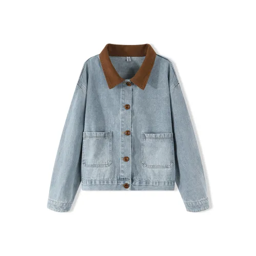 ZHONGBANGJICHU Denim Jacket Women's