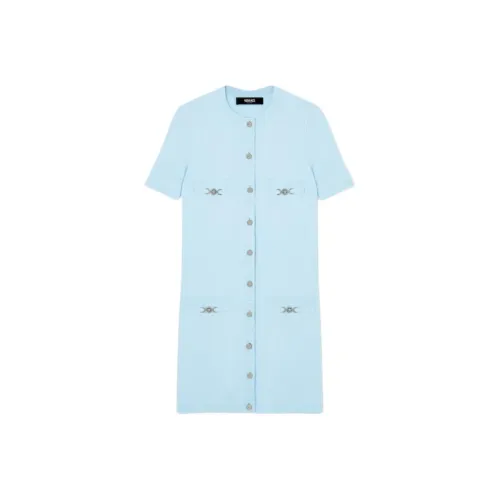 VERSACE Fw25 Короткий рукав Платье Женское