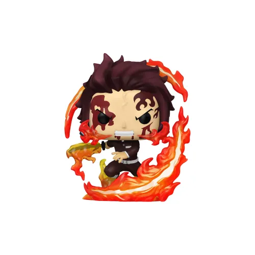 Funko POP! Demon Slayer Kimetsu No Yaiba Tanjiro Kamado Круглый Dance Фигурки в стиле Chibi Flash