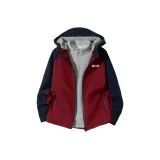 [Пальто + Базовый слой] Вишневый красный / Белый Arc K - Светло-серый / Белый Arc K