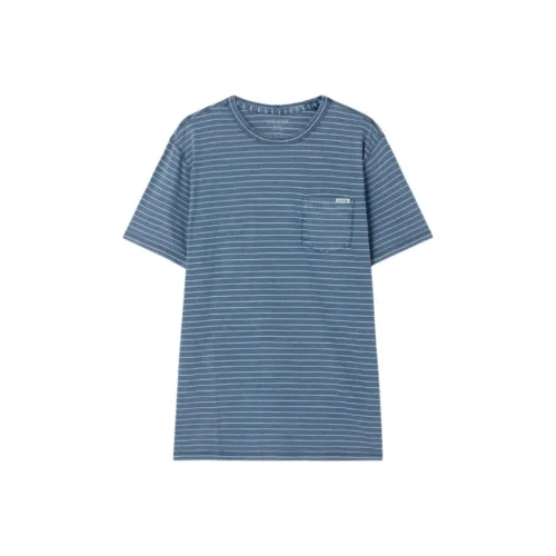 GUESS Мужские T-рубашки средне-синие