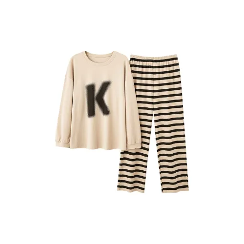 Aidai Абрикос Женские Пижамные Комплекты