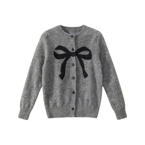 FAVMARTHA Звездный Серый Женский Трикотаж