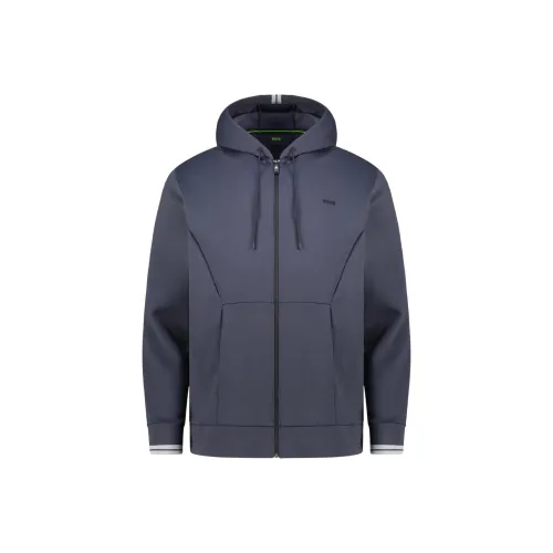 Hugo Boss Темно-синий Мужской Свитшот