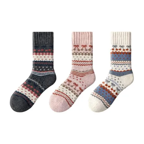 PRIMEET Носки Crew Женские упаковка из 3 пар