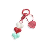 Брелок в форме сердца - красный