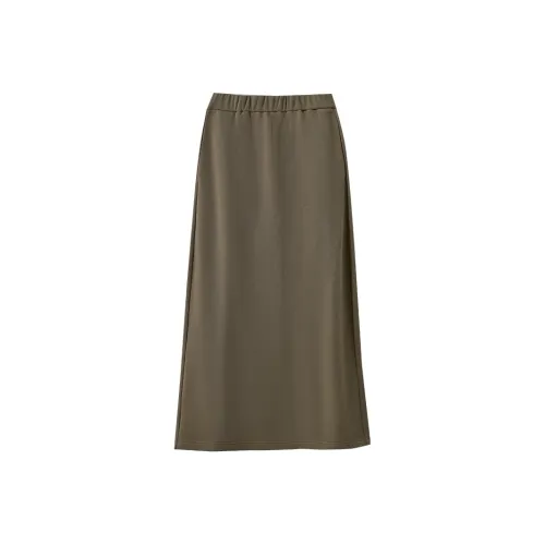 AMII Женские Повседневные Длинные Юбки