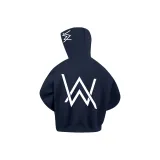 Темно-синий с флисовой подкладкой -- Jiahao Three с принтом