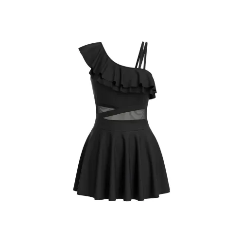 DUOCAI Черные Женские Слиплатья