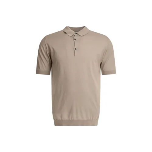 JOHN SMEDLEY Тауповый Мужской Поло